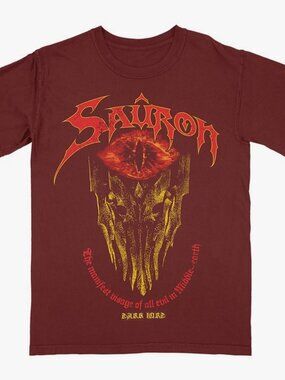 The Lord of the Rings Eye of Sauron Unisex Graphic T-Shirt Size 2X-Large